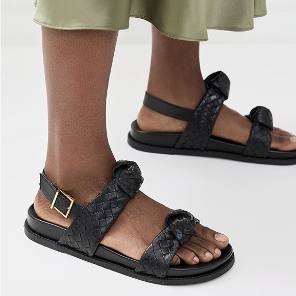 New Schutz Kareena Knot Woven Sporty Sandals - Picture 5 of 10